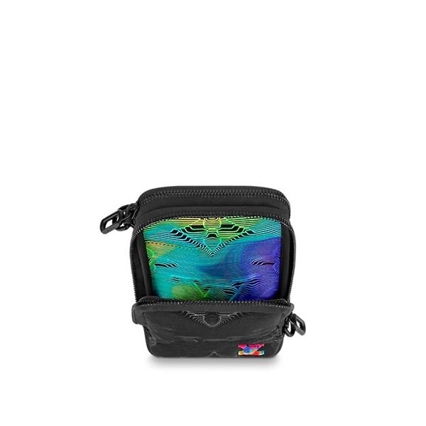 希少【ルイヴィトン】ダブルフォン ポーチ ショルダーバッグ偽物 M80141